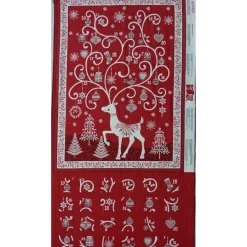 Patchworkstoff Adventskalender Scanti von Makower UK