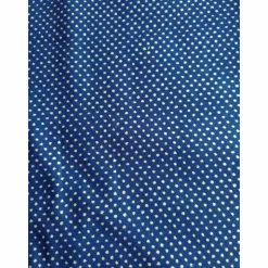 Patchworkstoff  Feine Goldpünktchen  auf blauem Hintergrund - Fabriquilt