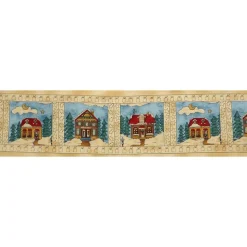 Patchworkstoff Panel von Stof Quilters Christmas Village