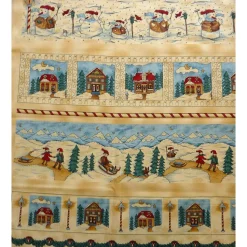 Patchworkstoff Panel von Stof Quilters Christmas Village