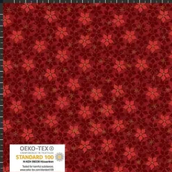 Patchworkstoff Star Springle,  grüner Quiltstoff mit  goldenen und grünen unregelmässigen Pünktchen.