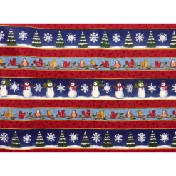 Patchworkstoff Weihnachten Bordürenstoff Let it Snow