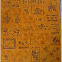 Patchworkstoff Weihnachtspanel Magic Moments of Christmas rot