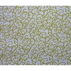 Patchworkstoff  Weihnachtsstoff mit goldenen Kringeln auf hellem Hintergrund