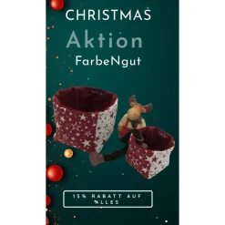 Patchwork-Utensilo Set Sterne Rot-Weiß – Handgemacht & Vielseitig