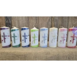 Patenkerze - Perlmutt 15x6 in verschiedenen Farben