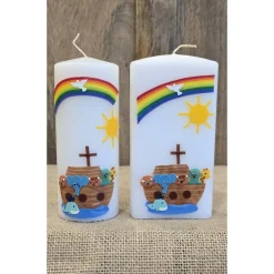 Patenkerze 15x6 - "Arche-Noah 3"