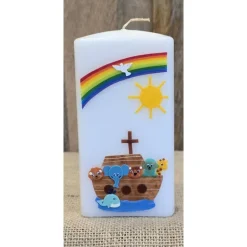 Patenkerze 15x6 - "Arche-Noah 3"