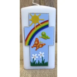 Patenkerze 15x6 - Rund oder Viereck