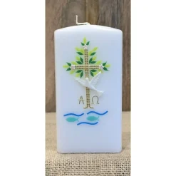 Patenkerze 15x6 - Rund oder Viereck