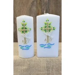 Patenkerze 15x6 - Rund oder Viereck