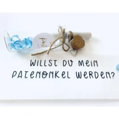 Patenonkel fragen / Willst du mein Patenonkel werden?