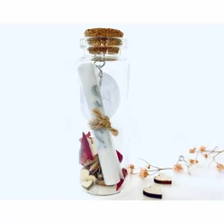 Patentante fragen / willst du meine Patentante werden? / Flaschenpost / Herz Anhänger/ Patin fragen/ Karte für Paten