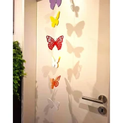 Personalisierbare 3D Schmetterline Girlande mit Wunschfarbe