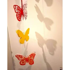 Personalisierbare 3D Schmetterline Girlande mit Wunschfarbe