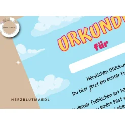 Personalisierbare Urkunde in A4 für Freizeitpark-Ausflug - Perfekt für Kindergeburtstage oder Schulausflüge