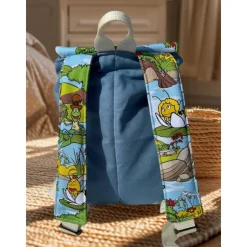 Personalisierbarer Kindergartenrucksack - Biene Maja personalisierbar mit Namen - Rucksack in Wunschfarbe aus Canvas