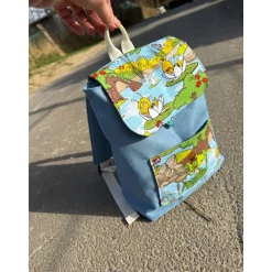 Personalisierbarer Kindergartenrucksack - Biene Maja personalisierbar mit Namen - Rucksack in Wunschfarbe aus Canvas