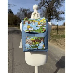 Personalisierbarer Kindergartenrucksack - Biene Maja personalisierbar mit Namen - Rucksack in Wunschfarbe aus Canvas