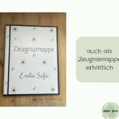 personalisierbares Fotoalbum zur Aufbewahrung von Klassenfotos im Kunststoff Hardcover, mit 20 dokumentenechten Folien