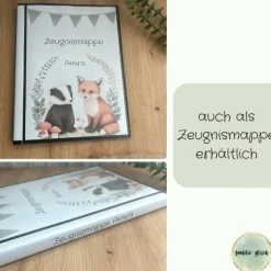 personalisierbares Fotoalbum zur Aufbewahrung von Klassenfotos im Kunststoff Hardcover, mit 20 dokumentenechten Folien