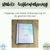 personalisierbares Fotoalbum zur Aufbewahrung von Klassenfotos im Kunststoff Hardcover, mit 20 dokumentenechten Folien