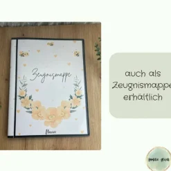 personalisierbares Fotoalbum zur Aufbewahrung von Klassenfotos im Kunststoff Hardcover, mit 20 dokumentenechten Folien