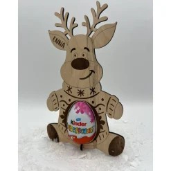 personalisiert, Rentier für ein schokoei, Weihnachten
