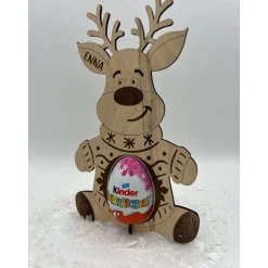 personalisiert, Rentier für ein schokoei, Weihnachten