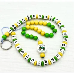 Personalisierte ABC -und Rechenkette Schulstart Einschulung  Geschenk für Erstklässler