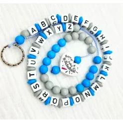 Personalisierte ABC -und Rechenkette Schulstart Einschulung  Geschenk für Erstklässler