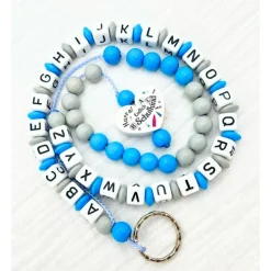 Personalisierte ABC -und Rechenkette Schulstart Einschulung  Geschenk für Erstklässler