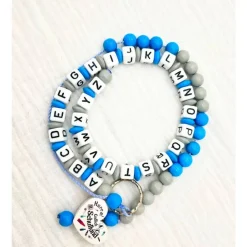 Personalisierte ABC -und Rechenkette Schulstart Einschulung  Geschenk für Erstklässler