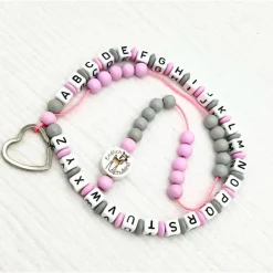Personalisierte ABC -und Rechenkette Schulstart Einschulung  Geschenk für Erstklässler