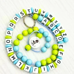 Personalisierte ABC -und Rechenkette Schulstart Einschulung  Geschenk für Erstklässler