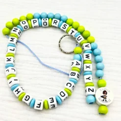 Personalisierte ABC -und Rechenkette Schulstart Einschulung  Geschenk für Erstklässler