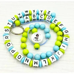 Personalisierte ABC -und Rechenkette Schulstart Einschulung  Geschenk für Erstklässler