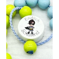 Personalisierte ABC -und Rechenkette Schulstart Einschulung  Geschenk für Erstklässler