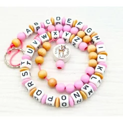 Personalisierte ABC -und Rechenkette Schulstart Einschulung  Geschenk für Erstklässler