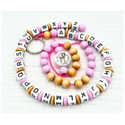 Personalisierte ABC -und Rechenkette Schulstart Einschulung  Geschenk für Erstklässler