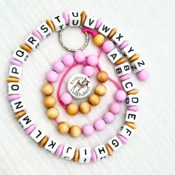 Personalisierte ABC -und Rechenkette Schulstart Einschulung  Geschenk für Erstklässler