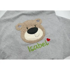 Personalisierte Babydecke mit Teddy Wunschname - Kindergartendecken - Wunschdecke - Kinderdecke _ Schmusedecke mit Namen