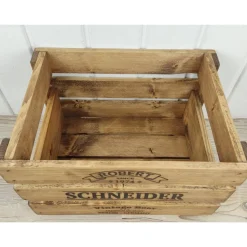 Personalisierte BIERKISTE GEBURTSTAG Rustikale Holzkiste Alte Getränkekiste Vintage Bier Männer Geschenk für Ihn Vater