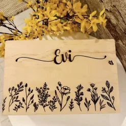 Personalisierte Box/ Geschenkebox/ Holzbox für verschiedene Anlässe wie Hochzeit, Geburtstag, Taufe, Weihnachten