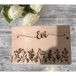 Personalisierte Box/ Geschenkebox/ Holzbox für verschiedene Anlässe wie Hochzeit, Geburtstag, Taufe, Weihnachten