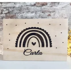 Personalisierte Box/ Regenbogen Geschenkebox für verschiedene Anlässe wie Hochzeit, Geburtstag, Taufe, Weihnac