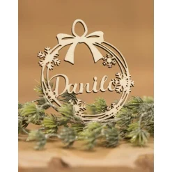 Personalisierte Christbaumkugeln / Weihnachtskugeln aus Holz / Weihnachtsgeschenk / Weihnachtsbaumschmuck