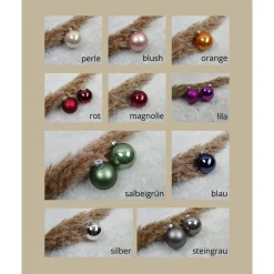 personalisierte Christbaumkugel aus Glas | ca. 6cm Durchmesser |  Weihnachtsschmuck |