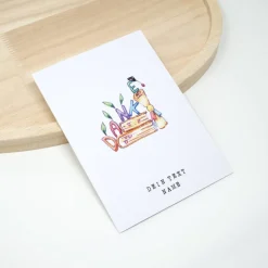 Personalisierte Dankeskarte für Lehrer/in mit Umschlag | Dankekarte mit Wunschtext | Dankeskarte Prüfung