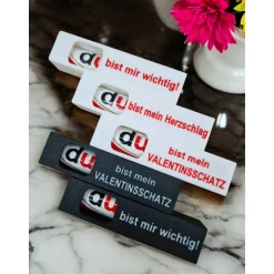 Personalisierte Duplobox aus umweltfreundlichem Bio-Filament – Geschenkbox individuell beschriftet